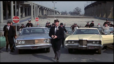 Hackman az igazi rendőrrel, akinek a szerepét játssza a filmben