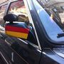 DTM-es utalás a német zászló a tükrön. A kiegészítő visszapillantó fontos extra, látni és látszani, ugye
