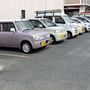Kei-autó mennyország - egy egész parkolónyi! Legközelebb hozzánk egy újabb halálosan cuki variáció, a Suzuki Alto Lapin
