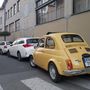 Pityu barátommal Fiat 500-emlékhely-túrán