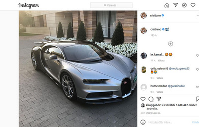 Patrik Schick egy AMG GLE Coupét választott, a SUV-okat szeretik a futballisták (forrás: Instagram)