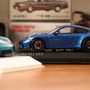 Zafír kék metál Porsche 911 GT3, amilyenben a Nürburgringen ültem