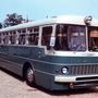 Végül nem a képen látható Ikarus 557-es távolsági autóbuszt fejlesztették tovább, hanem egy teljesen új típust terveztek
