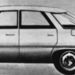 Deltoid formájú négykerekes elrendezés 
a Pininfarina X-en, 1960-ból