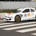 A Renault áltat szponzorált francia csapat autója épp a pályán