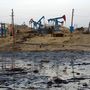 Kőolaj-kitermelés Kazahsztánban. A csillogó kútról ez már nem látszik