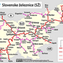 Szlovénia vasúti térképe