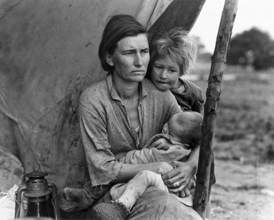 Oklahomai Dust Bowl-menekültek