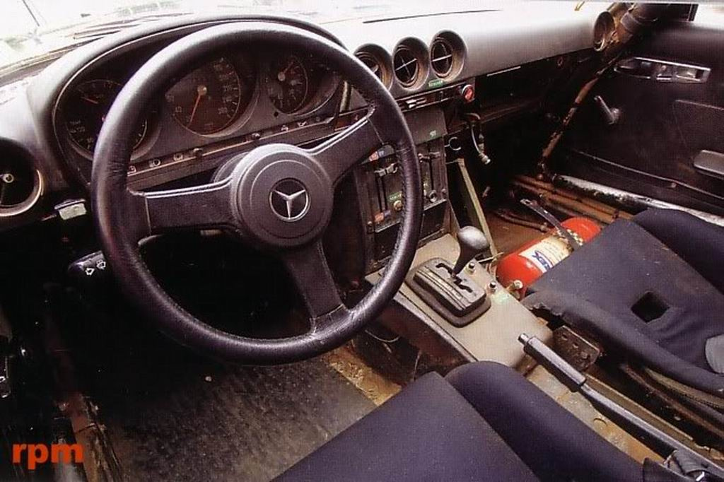 A '79-es Bandama Rally-n futó egyik SLC motortere