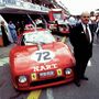 Luigi Chinetti és az általa alapított North American Racing Team egyik Ferrarija