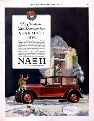 Ha valaki nem tudja, mit vegyen jövő karácsonyra a feleségének, barátnőjének, édesanyjának, akkor itt a remek tipp, a Nash a legnőiesebb autó, biztonságos, szép, finoman jár, a szervója pillekönnyű