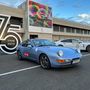 A Porsche 75. születésnapi ünnepségén ez volt az egyetlen 968-as