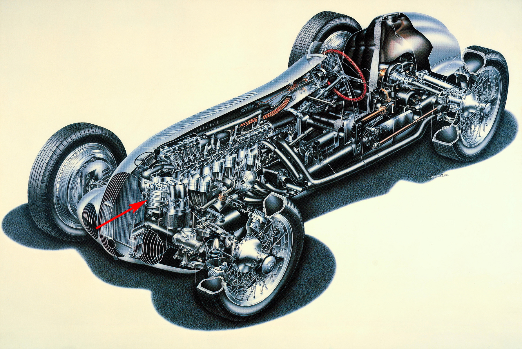Az utolsó mohikánok egyike. A Jaguar F-type még kapható kompresszoros motorral. Az ötliteres V8-as 575 lóerőt ad le. De azt hogy!